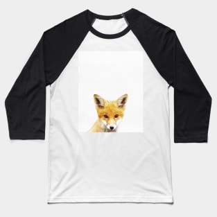 Baby fox print, Nursery, Animal, Kids room, Minimalist, Modern art, Wall art, Woodland Baseball T-Shirt